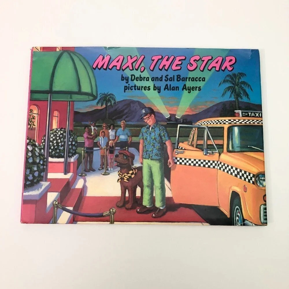 Vtg 1993 Maxi The Star Hardcover Debra Sal Barracca DJ HC